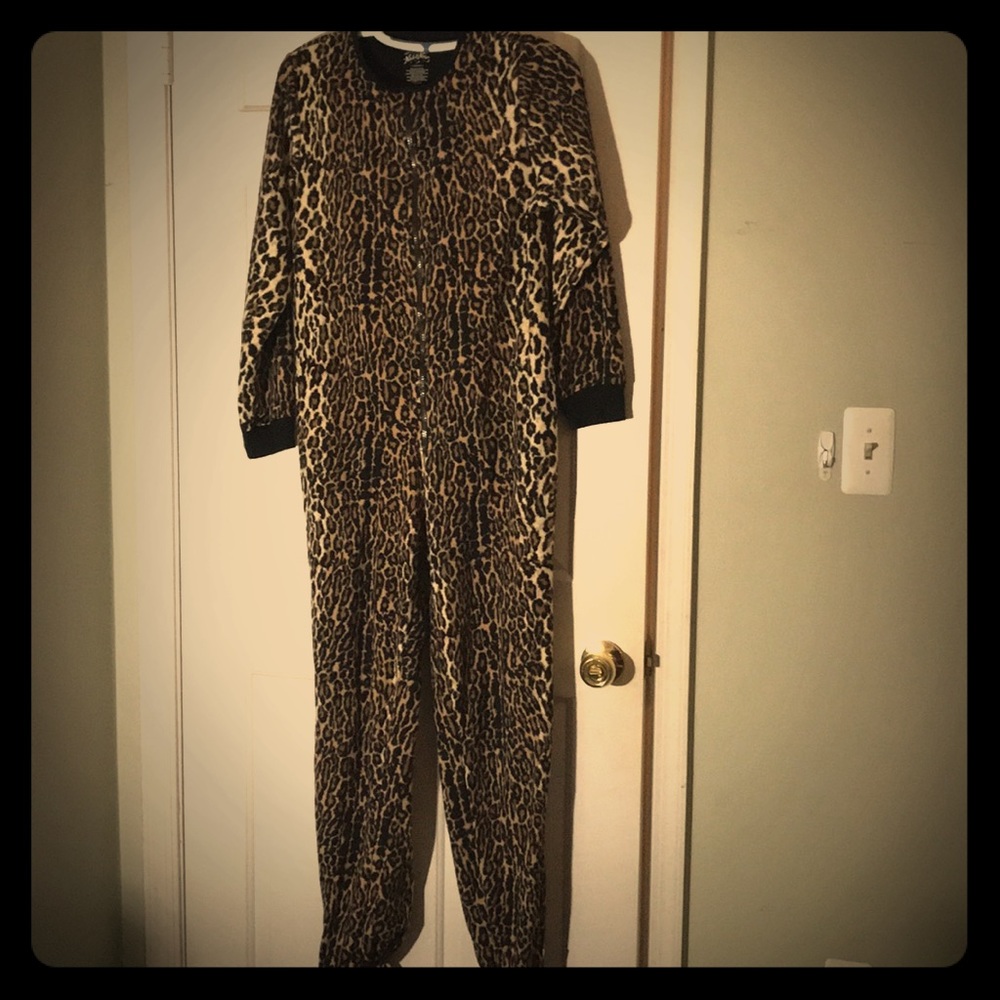 Nick & Nora Adult Leopard Onesie